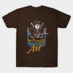 Strength Through Art - Steampunk T-Shirt